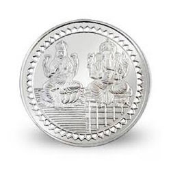 Laxmi Ganesh Silver Coin