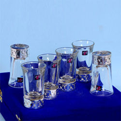 Silver Shot Glasses