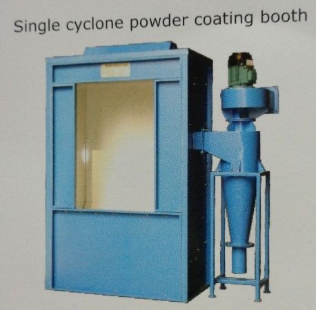 Single Cyclone Powder Coating Booth