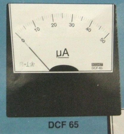 Moving Coil Ammeter And Voltmeter (Dcf 65)