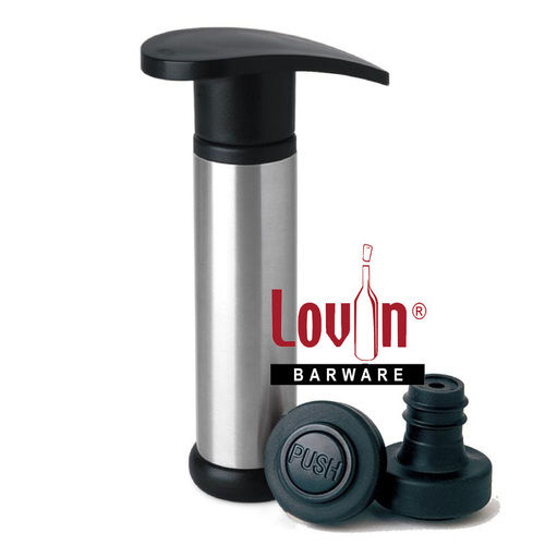 Wine Saver Pump With A Vacuum Seal Stopper