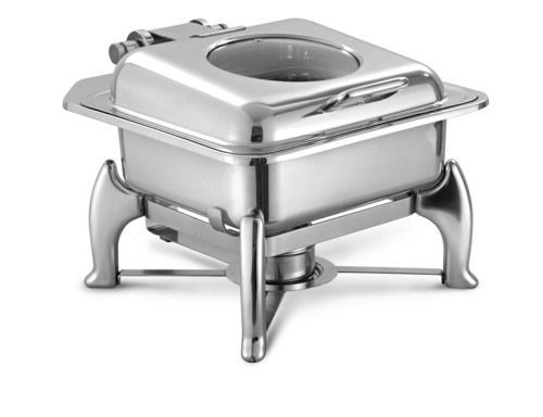 Rectangular Deluxe 2/3rd Size Induction Compatible Chafing Dish