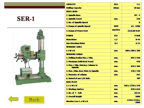 38Mm Fine Feed Radial Drilling Machine 