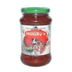 Strawberry Jam - Premium Preserve of Ripe Strawberries | Subtle Granules, Smooth Sweet Pulp, Real Fruit Pieces