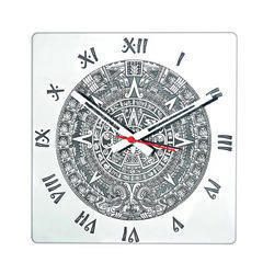 Square Wall Clock (Aztec)