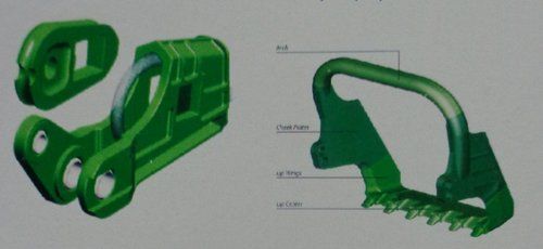 CAD सेवाएँ (ड्रैगलाइन चेन लिंक उत्पाद) 