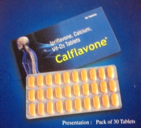 Calflavone Ipriflavone, Calcium And Vitamin D3 Tablet