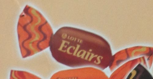 Eclairs Orange Flavoured Candy
