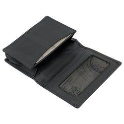 Flap Over Leather Business Card Holder