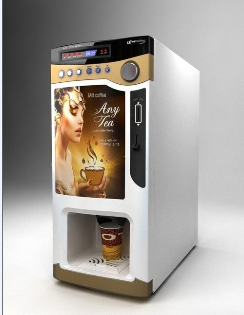 Automate 3 Hot Premixed Drinks Vending Machine