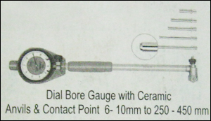 सिरेमिक एविल और संपर्क बिंदु के साथ डायल बोर गेज