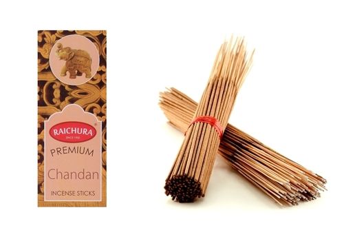 Sandalwood Incense Sticks - Hand Rolled, Natural Ingredients | Mesmerizing Fragrance, Floral and Exotic Aromas in Decorative Packaging