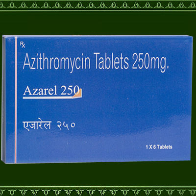 (Azarel) In 100dt/ 250/ 500mg Azithromycin Tablets