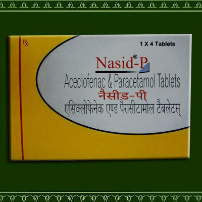 Aceclofenac and Paracetamol Tablets (NASID-P ANTI INFLAMATORY & ANALGESIC)
