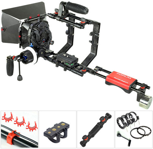 FLYFILMS DSLR Shoulder Rig Camera Cage Mattebox Follow Focus Kit (FF-03)