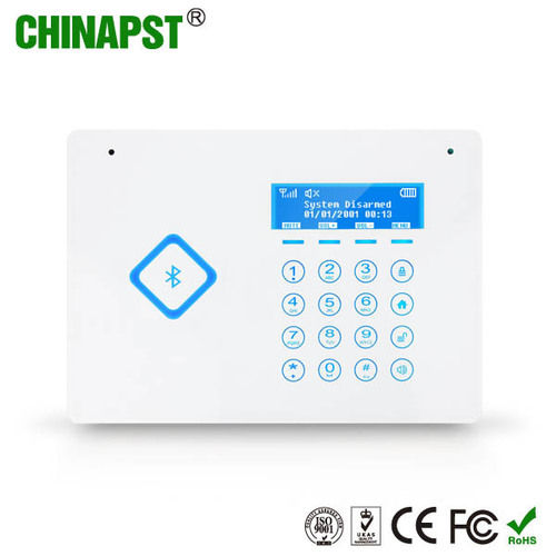 Bluetooth RFID 50 Wireless and 2 Wired Zones Touch Key GSM Alarm System