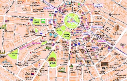 Connaught Place Map