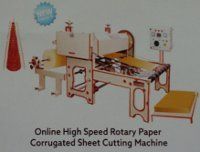 Online High Speed Rotary Paper Corrugated Sheet Cutting Machine