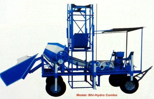 Portable Hydraulic Mixer With Tower Hoist