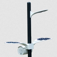 30W LED Solar Street Light - 100W ±15% Power, 12V 100Ah Battery | High Luminous Efficacy, IP65 Protection, Wind Resistance 27m/s, 6m Height