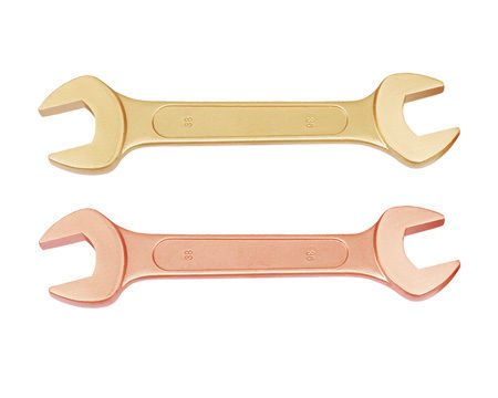 Non-Sparking and Non-Magnetic Double Open End Wrench