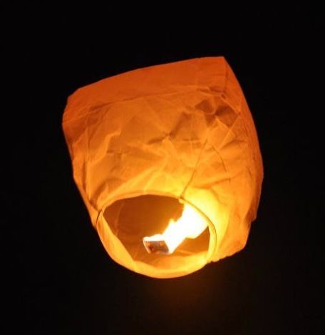 Sky Lanterns (100% Made From Rice Paper And Fire Resistant) at Best ...