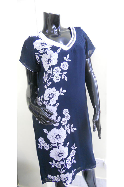 Floral Printed Georgette Kurti 