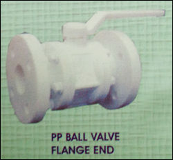 PP Ball Valve Flange End