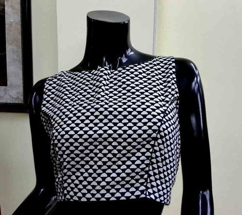 Stylish Boatnack Readymade Blouse