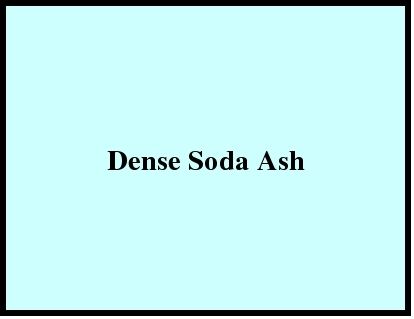 Soda Ash Dense