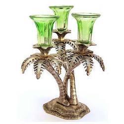 Triple Khajur Tree Candle Stand