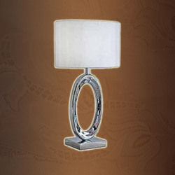 Antique Silver Table Lamp