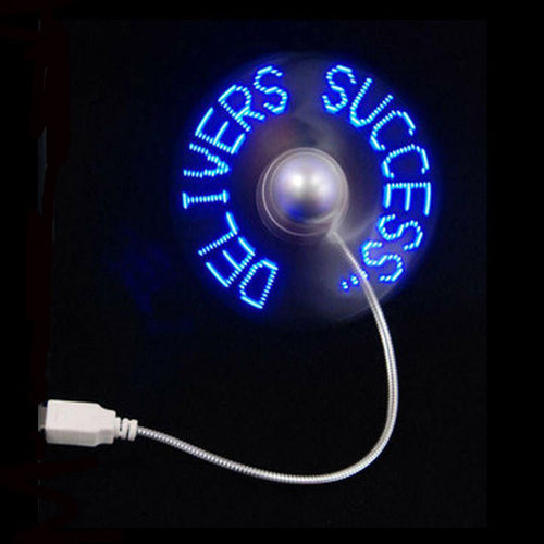 LED USB Message Fan