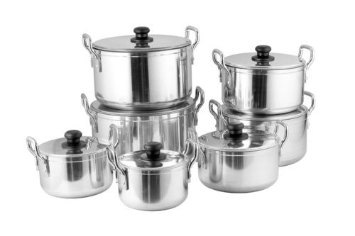 Aluminum Polished Cookware Set