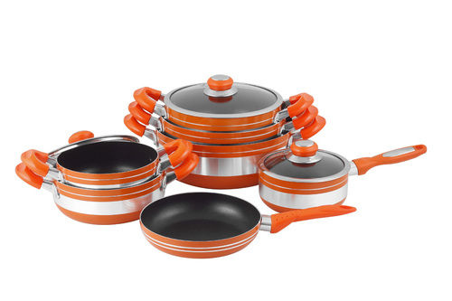 Aluminum Non-Stick Cooking Pot Set