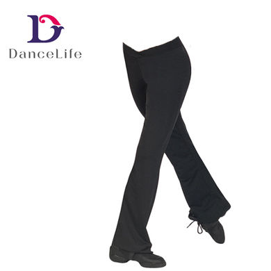 Adult Black Jazz Dance Pants For Women