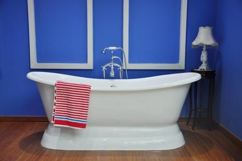 Cast Iron Slipper Bathtub With Pedestal