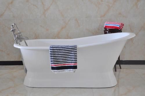 Freestanding Cast Iron Bathtub With Pedestal