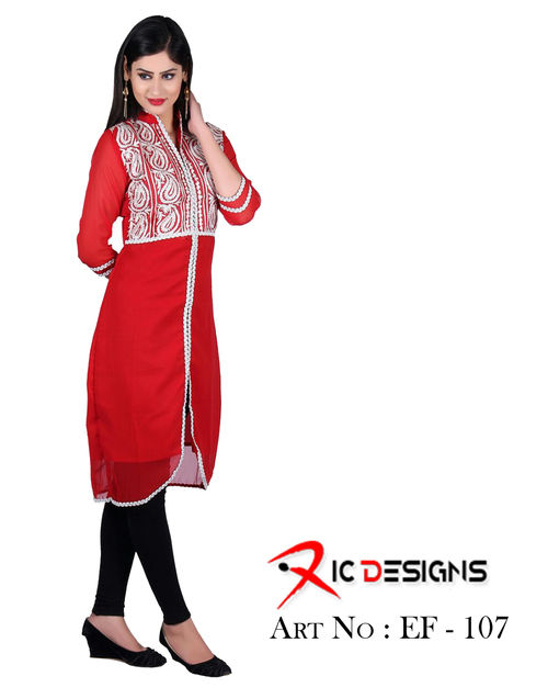 Party Wear Georgette Kurtis