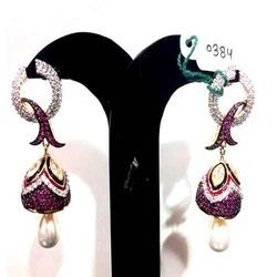 Elegant American Diamond Earrings