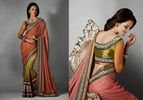 Heavy Border Saree