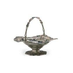 Silver Decorative Basket