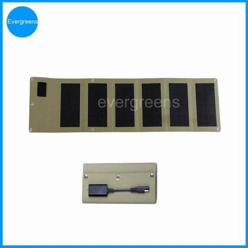 12W Monocrystal Folding Solar Charger Car Battery