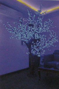 Blue Light LED Tree