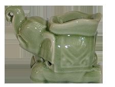 Ceramic Elephant Oil Burner