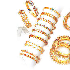 Diamond Gold Bangles