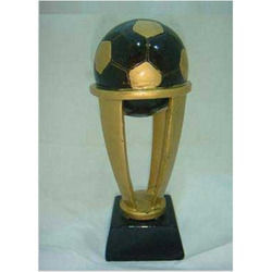 Football Trophy - Corrosion-Resistant Metal, Elegant Design, Accurate Dimensions, Durable Finish