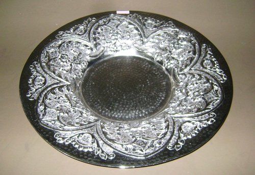 Round Aluminium Embossed Tray