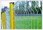 Galvanized And Plastic Coated Residential Area Fencing