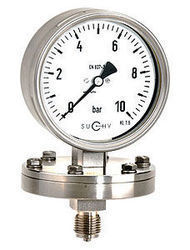 Sealed Diaphragm Pressure Gauge Application: Sewage